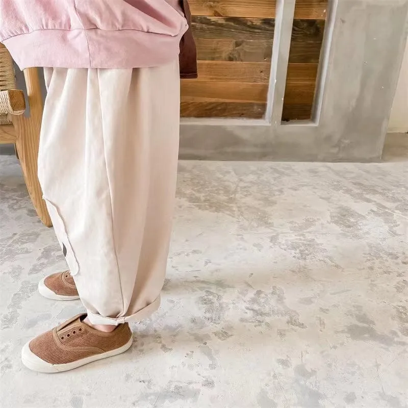 Smile Patch Casual Pants