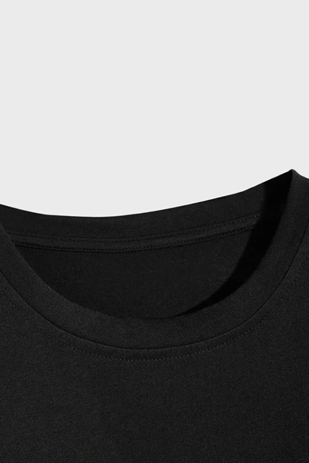 USA Print Solid Color Men's T-shirt