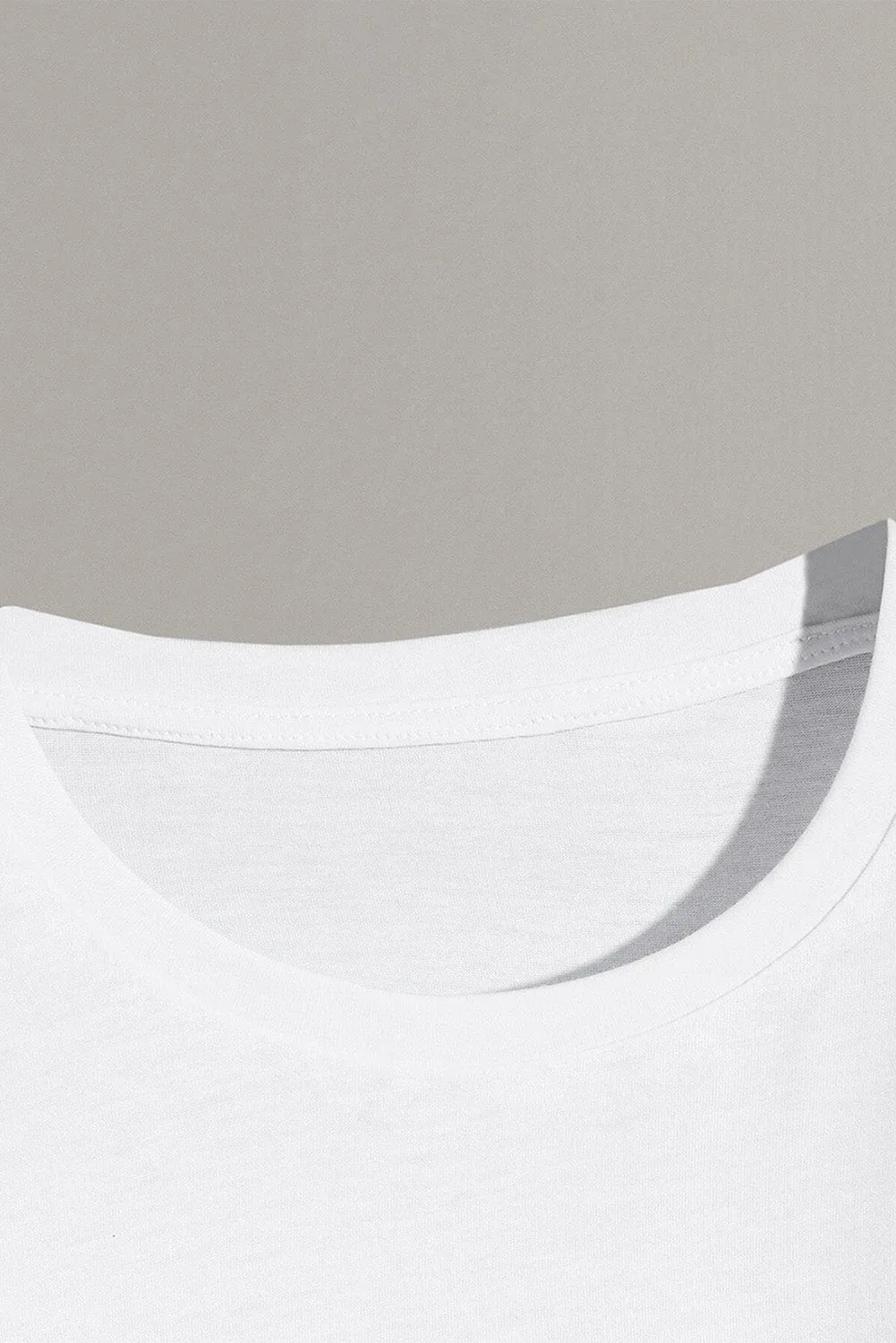 USA Print Solid Color Men's T-shirt