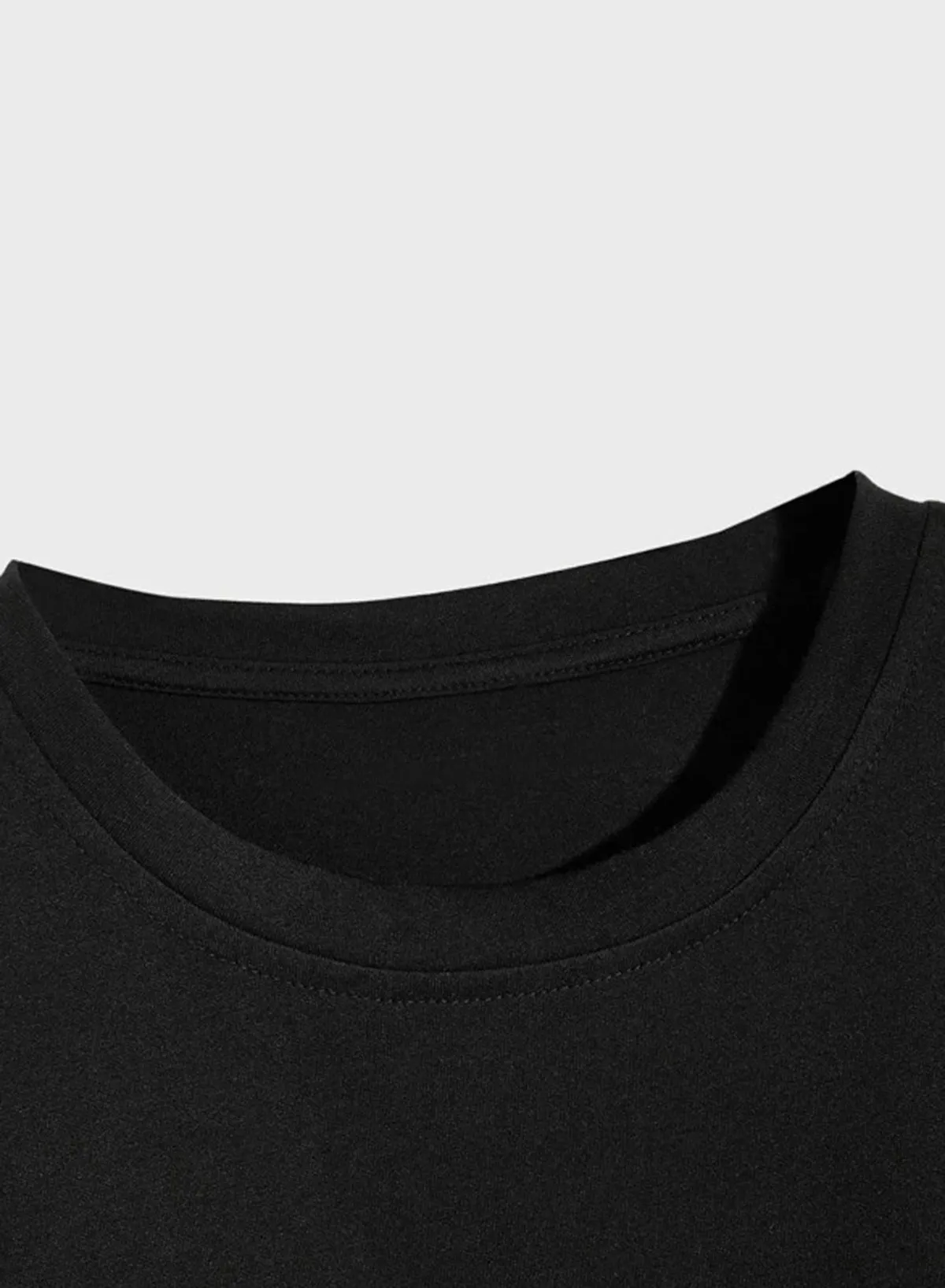 USA Print Solid Color Men's T-shirt