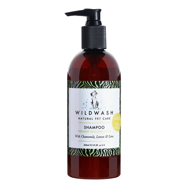 WILDWASH PRO SHAMPOO FOR LIGHT COLOURED COATS 300ML