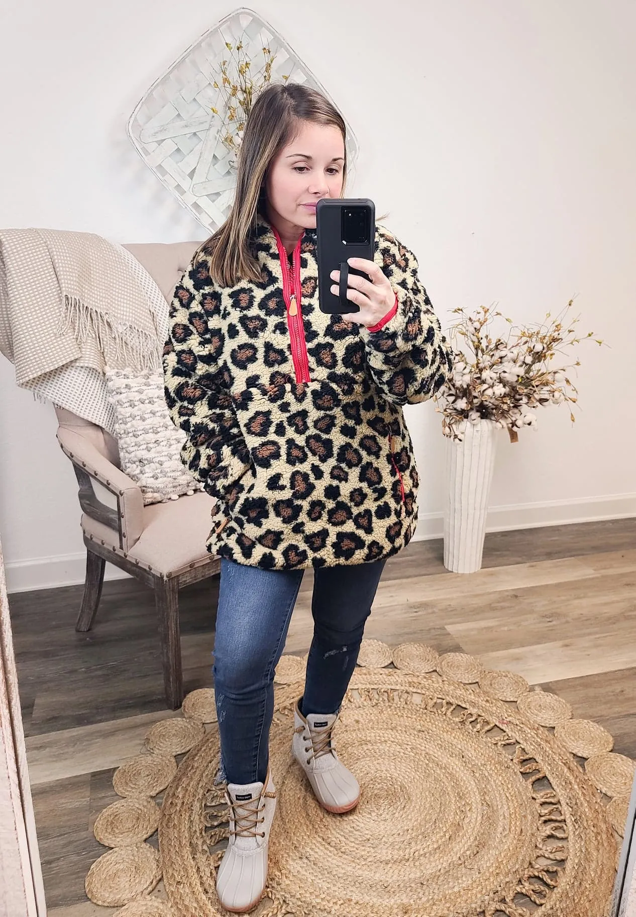 Winter Escape Reversible Pullover
