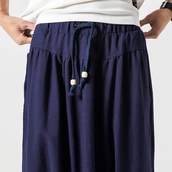 WLS Tabi Harem Pants Blue