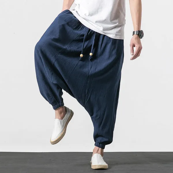 WLS Tabi Harem Pants Blue